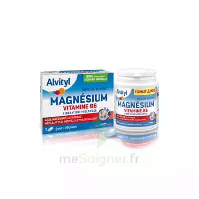 Alvityl Magnésium Vitamine B6 Libération Prolongée Comprimés Lp B/45 à La Rochette